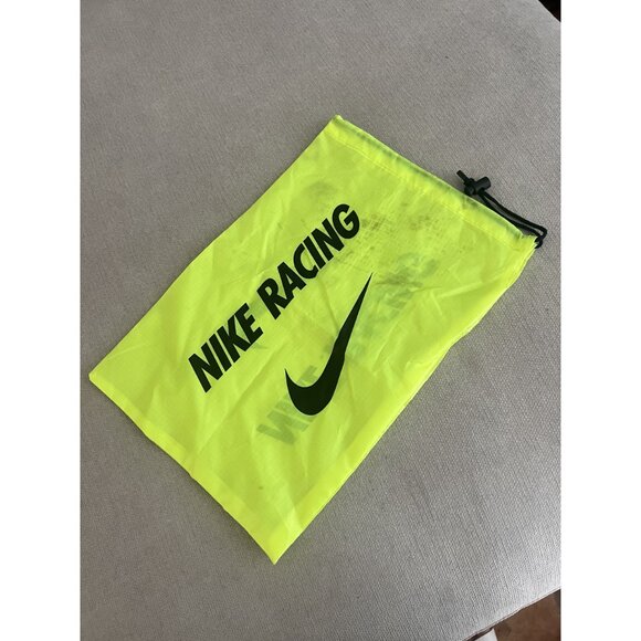 Nike Racing Neon Yellow Shoe Bag With Drawstring - Picture 2 of 2